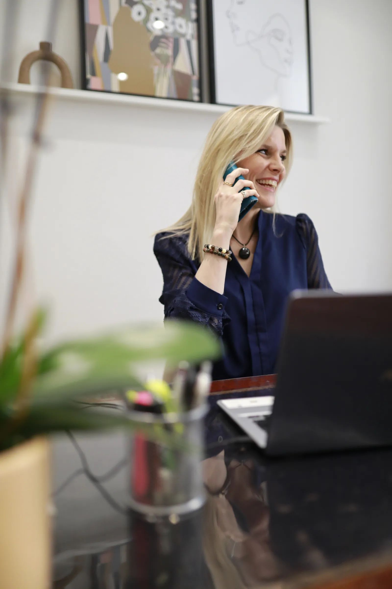 Le cabinet de Claire Herman dans le Carré d'Or à Nice — ambiance apaisante